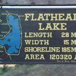 Old Flathead Lake Sign