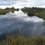 Clouds on water