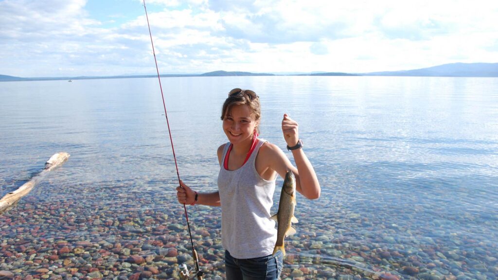 Fishing around Flathead Lake