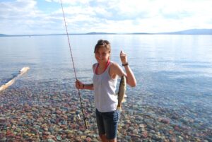 Fishing around Flathead Lake