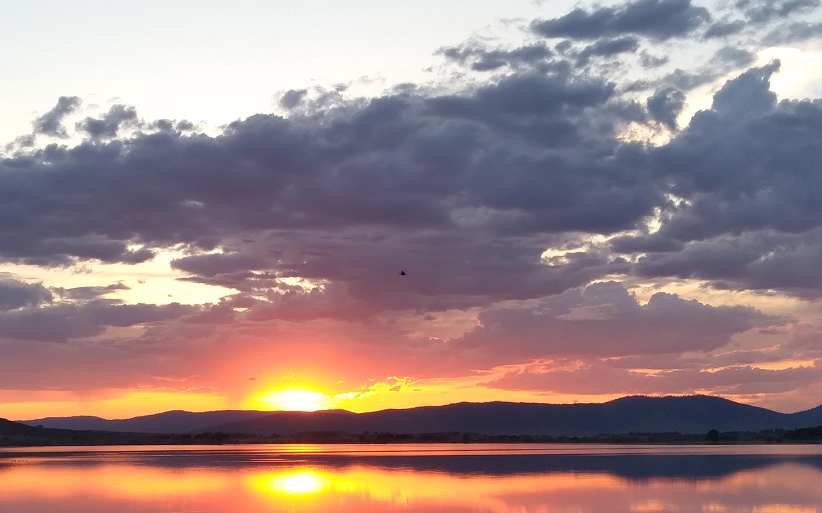 Sunset on Flathead Lake