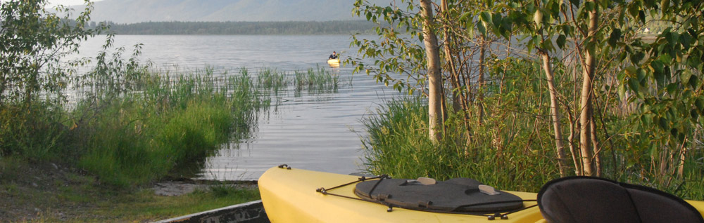 Kayaking on Flathead Lake